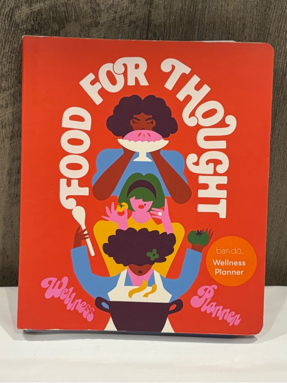 ban.do Food for Thought Wellness Planner Undated Guided Food Journal Recipes NEW